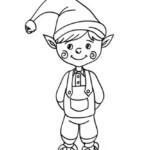 Free Printable Elf Coloring Pages For Kids