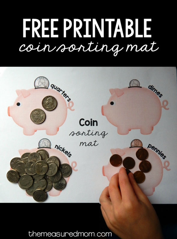 Free Printable For Learning Coins The Measured Mom