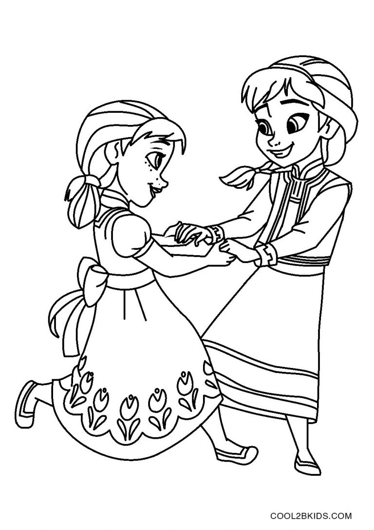 Free Printable Frozen Coloring Pages For Kids