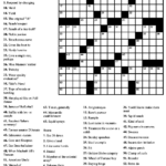 Free Printable General Knowledge Crossword Puzzles Printable