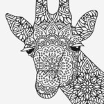 Free Printable Giraffe Coloring Pages For Kids