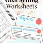 Free Printable Goal Setting Worksheets Money Saving Mom Money