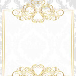 FREE PRINTABLE Gold Royal Wedding Invitation Templates Royal