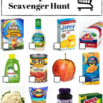 Free Printable Grocery Store Scavenger Hunts Three Different Designs