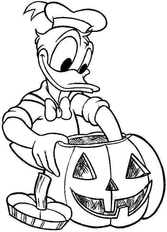 Free Printable Halloween Disney Coloring Pages