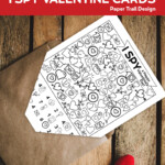 Free Printable I Spy Valentine Exchange Cards Paper Trail Design