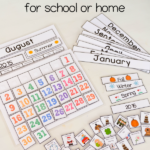 FREE Printable Interactive Preschool Calendar Free Homeschool Deals