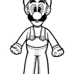 Free Printable Luigi Coloring Pages For Kids