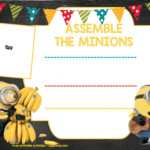 FREE Printable Minion Birthday Party Invitations Ideas Template FREE