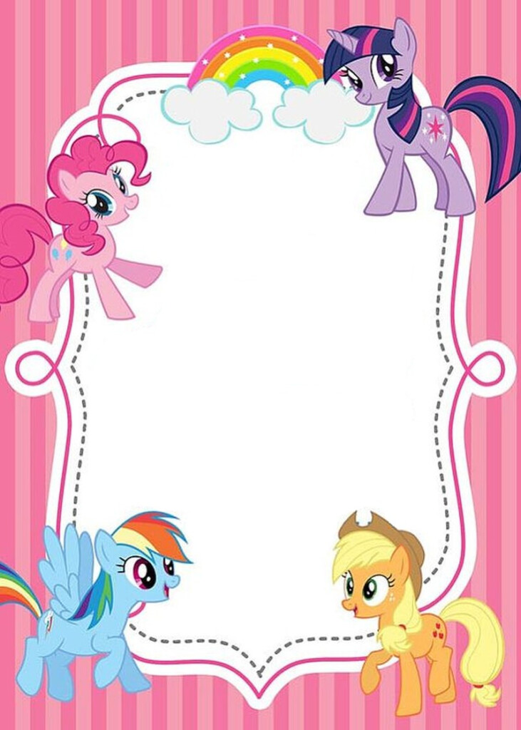 Free Printable My Little Pony Invitations Invitations Online