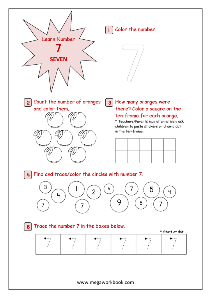 Free Printable Number Recognition 1 To 10 Activity Sheets Number 