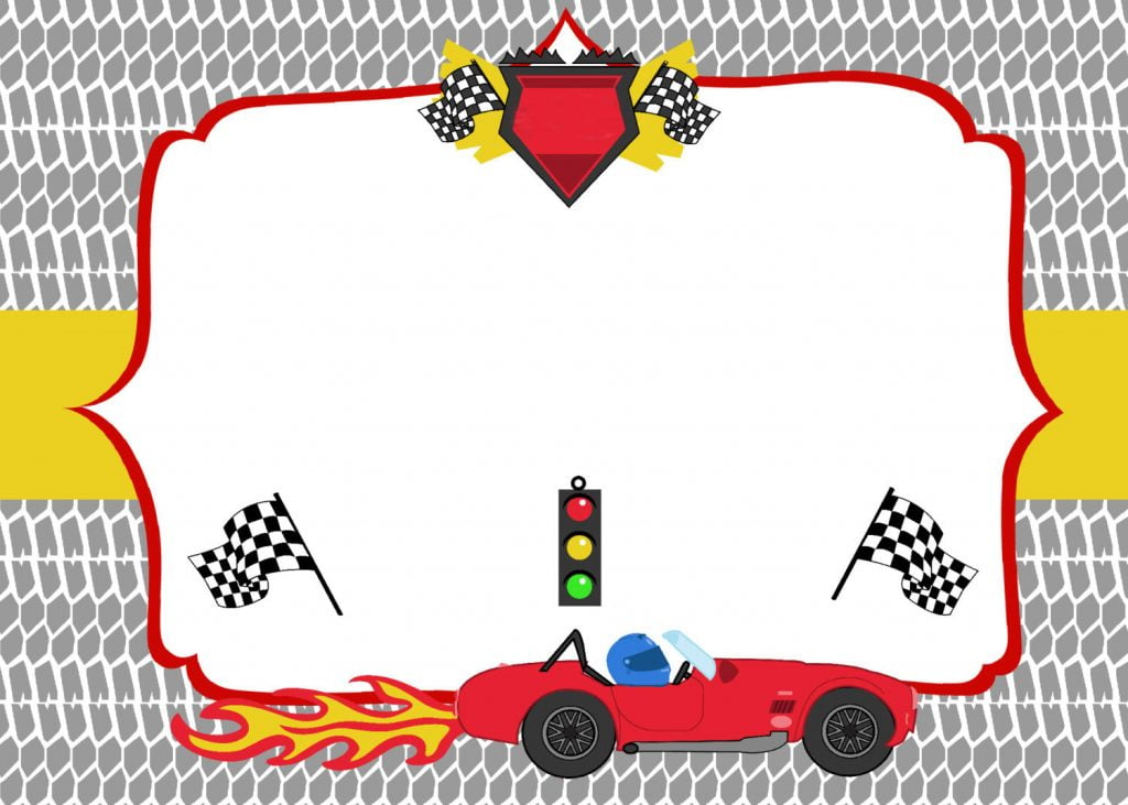 FREE Printable Race Car Birthday Party Invitations Updated FREE 