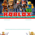 FREE Printable Roblox Baby Shower Invitation Templates Free