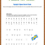 Free Printable Secret Code Word Puzzle For Kids This Puzzle Has A