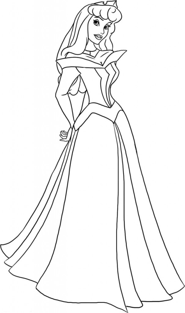 Free Printable Sleeping Beauty Coloring Pages For Kids