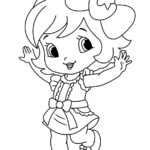 Free Printable Strawberry Shortcake Coloring Pages For Kids