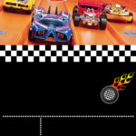 FREE Printable Super Cool Hot Wheels Birthday Invitation Templates