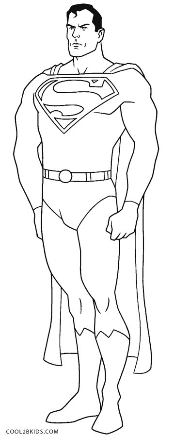 Free Printable Superman Coloring Pages For Kids