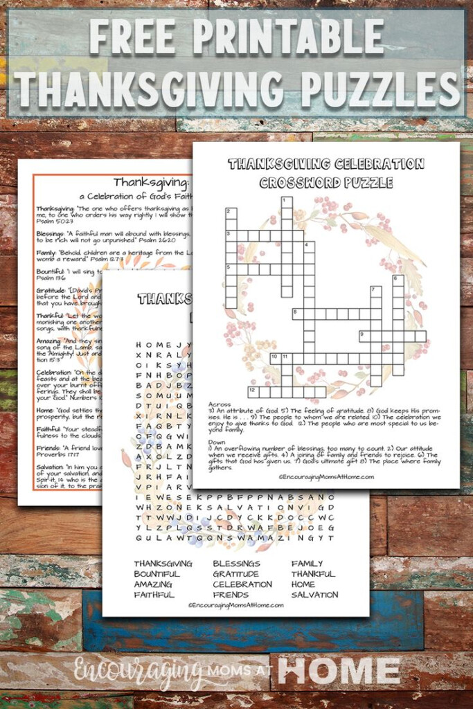 Free Printable Thanksgiving Puzzles Focused On God s Faithfulness 