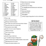 Free Printable The Vikings History Worksheet History Worksheets