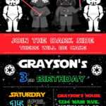 FREE Star Wars Birthday Invitations FREE Printable Birthday