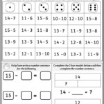 Free Subtraction To 15 Worksheet Subtraction Worksheets Subtraction