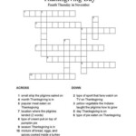 Free Thanksgiving Crossword Puzzle Thanksgiving Crossword Puzzle