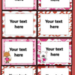 FREE Valentine Editable Cards Free Printable Gift Tags Free