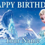 Frozen Personalize Custom Printed Birthday Backdrop Banner Etsy In
