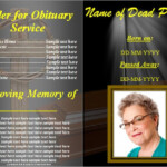 Funeral Obituary Template 25 Free Word Excel PDF PSD Format Download