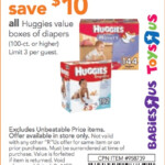 Get 10 OFF Huggies Diapers Printable Coupon Huggies Diapers Free