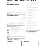 Get Our Free Used Car Sale Receipt Template Cars For Sale Used