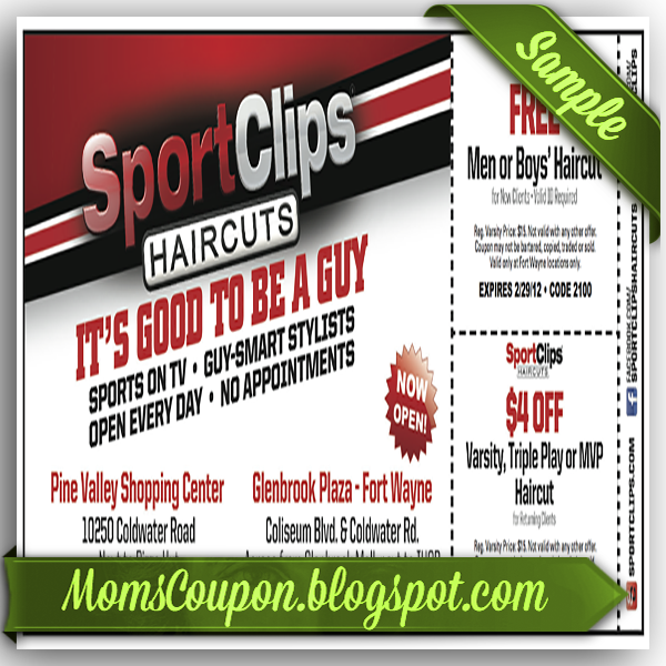 Sports Clips Coupons Printable 2023 FreePrintable.me