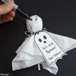 Ghost Lollipops W FREE Printable Halloween Tags Press Print Party