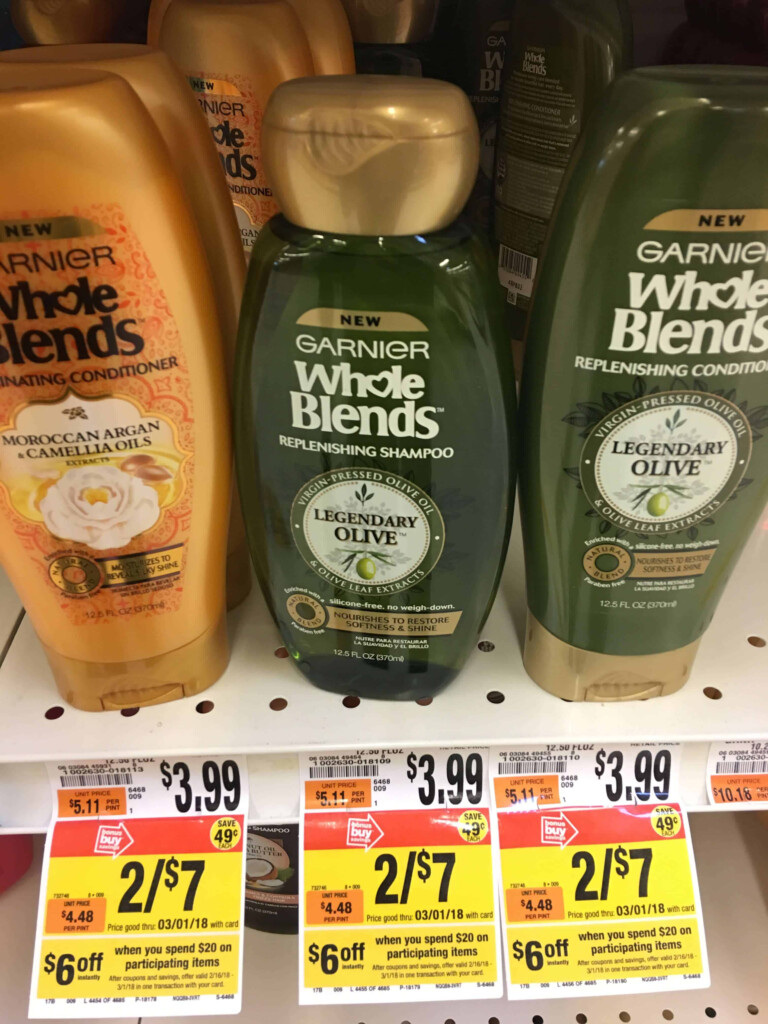 Giant Garnier Whole Blends Hair Products ONLY 0 33 Each Thru 2 22 