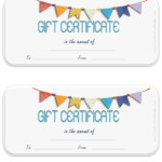 Gift Certificate Template Gift Certificate Template Certificate