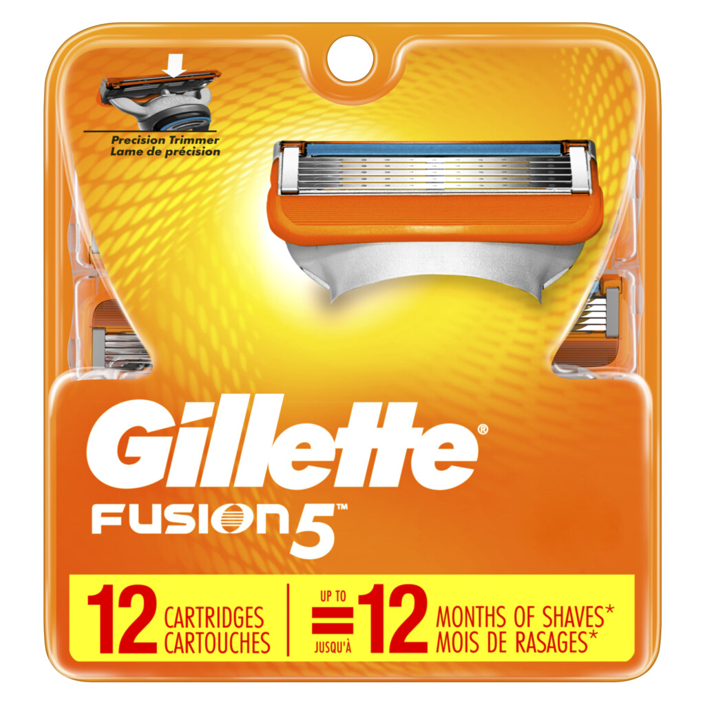 Gillette Fusion5 Mens Razor Blade Refill Cartridges 12 Ct Walmart 