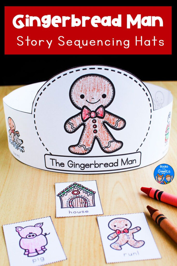 Gingerbread Man Sequencing Hats Gingerbread Man Preschool 