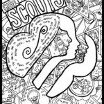 Girl Scouts Coloring Page Etsy