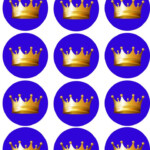 Gold Crown Cupcake Toppers Crown Cupcake Toppers Crown Cupcakes Diy