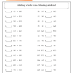 Grade 2 Math Worksheets Addition Whole Tenths Part 3 Education PH