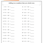 Grade 2 Math Worksheets Addition Whole Tenths Part 3 Education PH