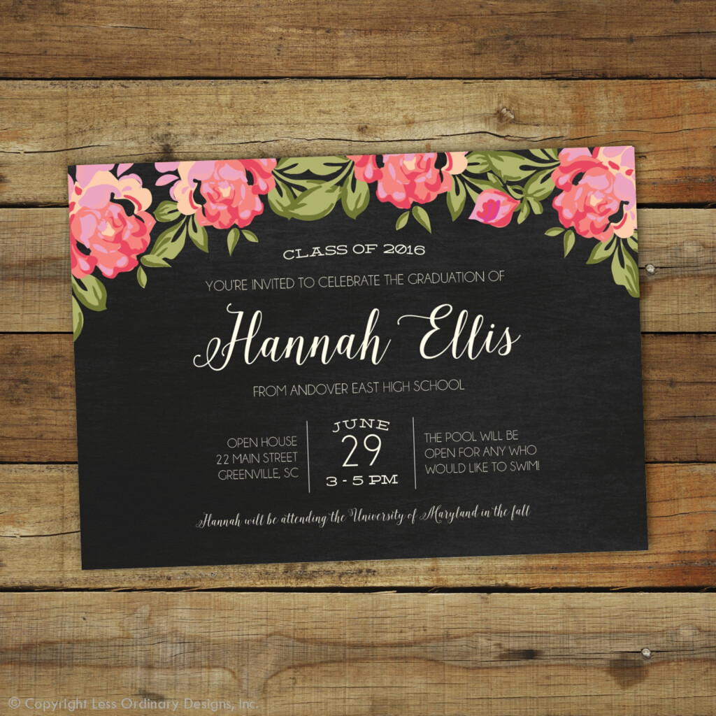 Graduation Party Invitation Designs And Examples 19 PSD AI Word 