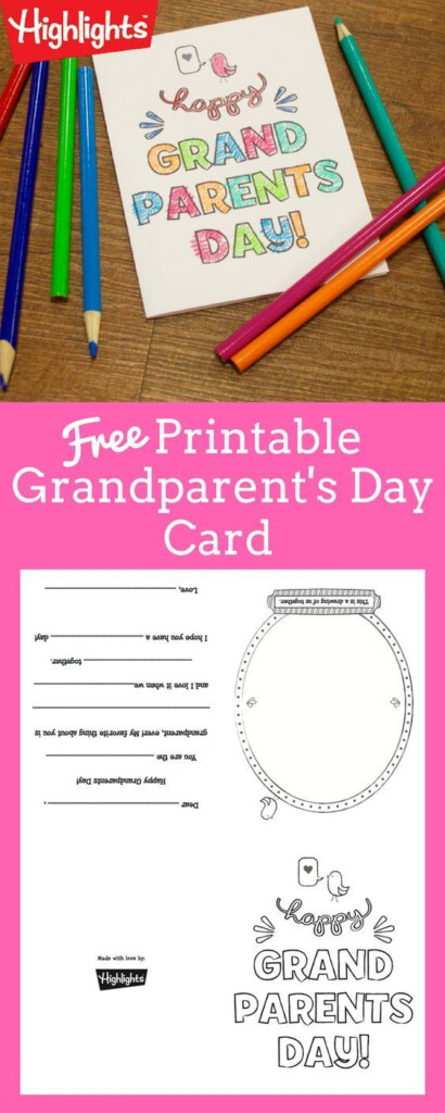 Grandparent s Day Card grandparentsdaycraftsforpreschoolers Download 