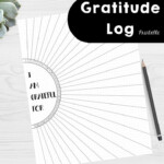 Gratitude Log Sunshine Sun Ray Bullet Journal Dotted Grid Etsy