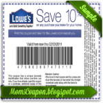 Great Deals Using Free Printable Lowes Coupons Free Printable Coupons