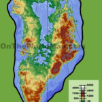 Greenland Physical Map