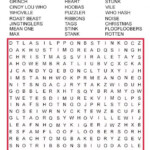 Grinch Word Search Game Hand Out This Fun Grinch Inspired Word Search