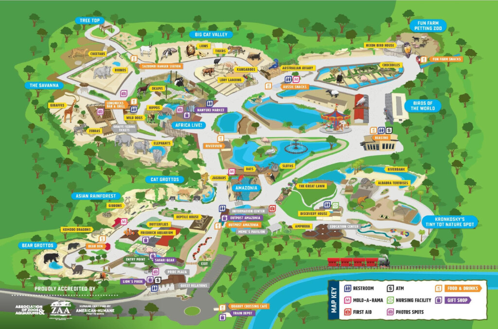 Guest Information San Antonio Zoo Zoo Map San Antonio Zoo Zoo