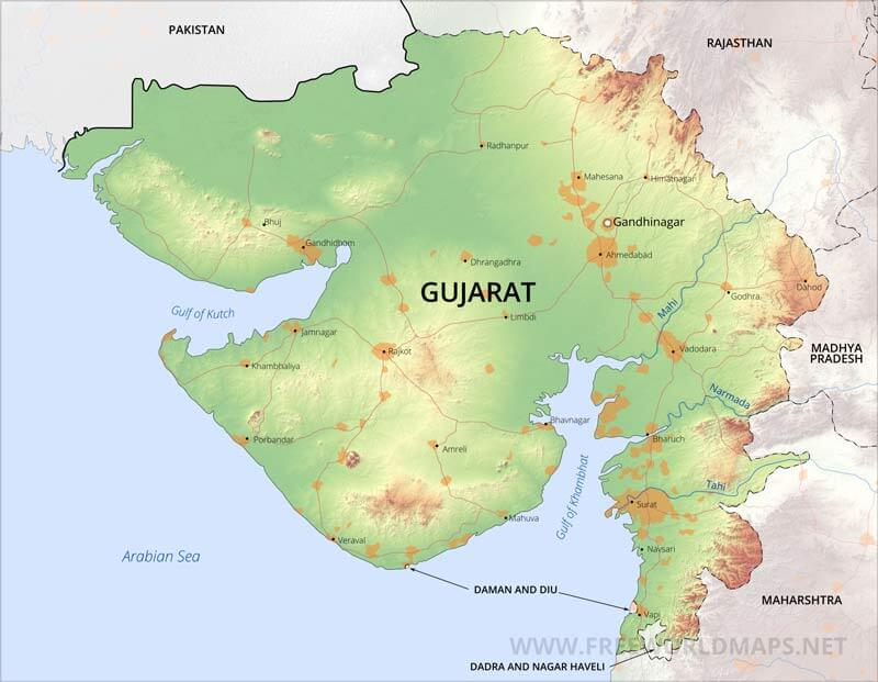 Gujarat Maps